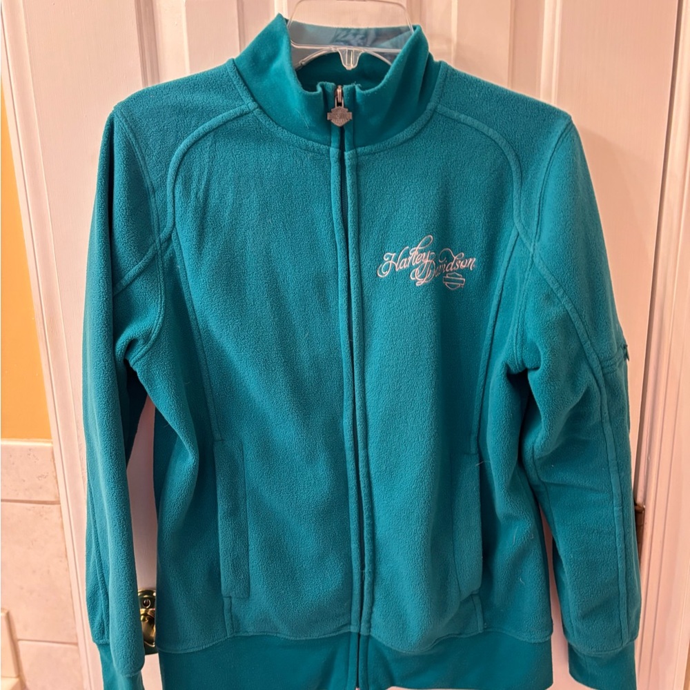 Harley-Davidson Turquoise Zip-Up Fleece